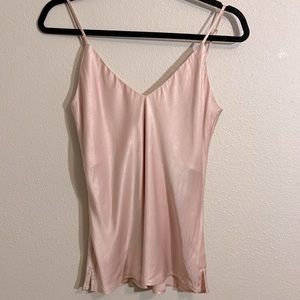Blush Pink Satin Socialite Camisole